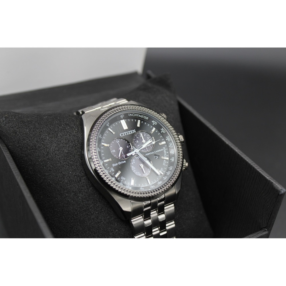 Citizen Brycen Eco-Drive Perpetual Calendar Chronograph E820 w/ Box
